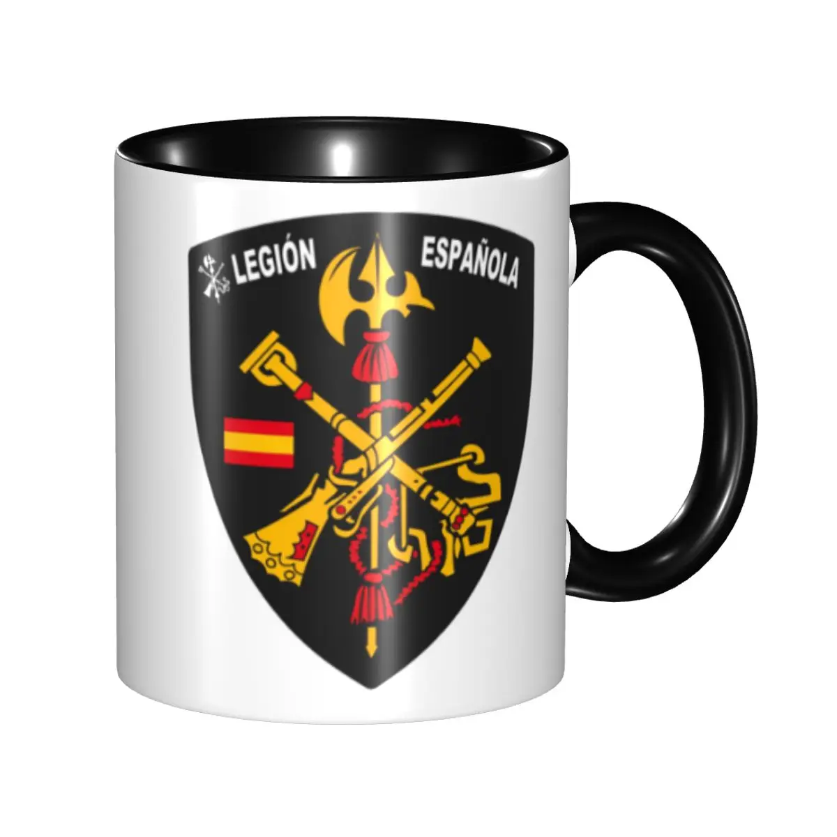 

Spanish Legion Coffee Mug DIY Custom Spain Coat of Arms Ceramic Mug Creative Gift