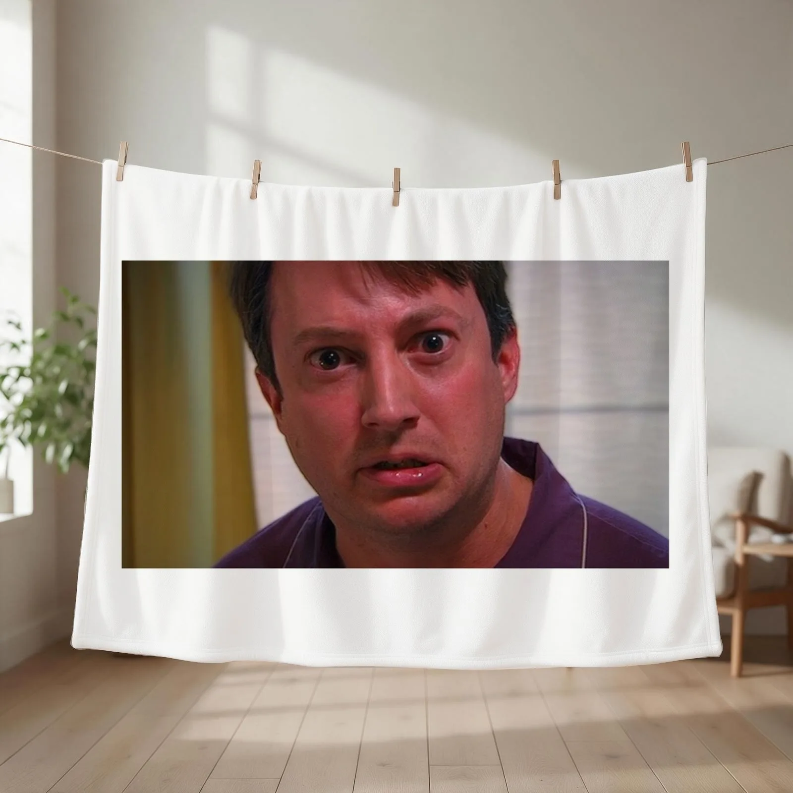 Peep Show David Mitchell Throw Blanket couch cozy soft plush fuzzy picnic outdoor blanket