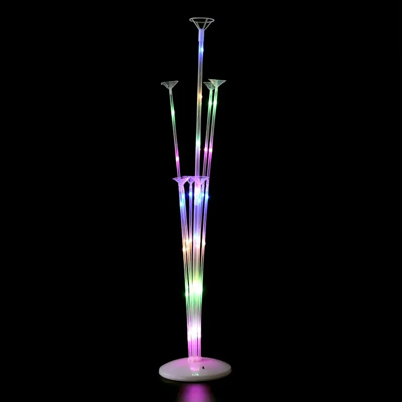 LED Light Balloons Stand Glow LED Baloon Column for Baby Shower Birthday Party Decor Wedding Ballon Stand Accessories