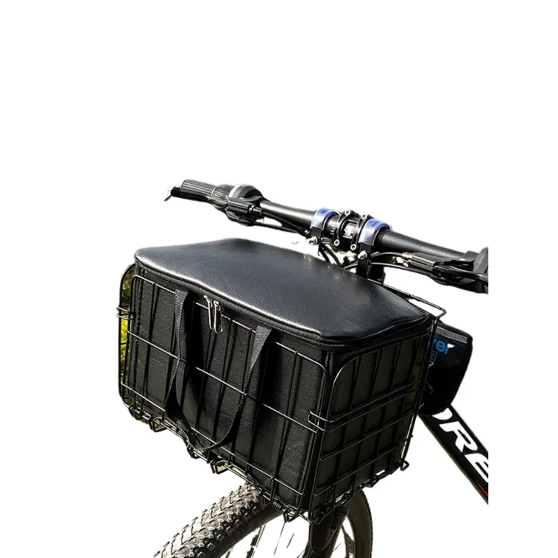 

Bicycle basket front basket car bag folding rear