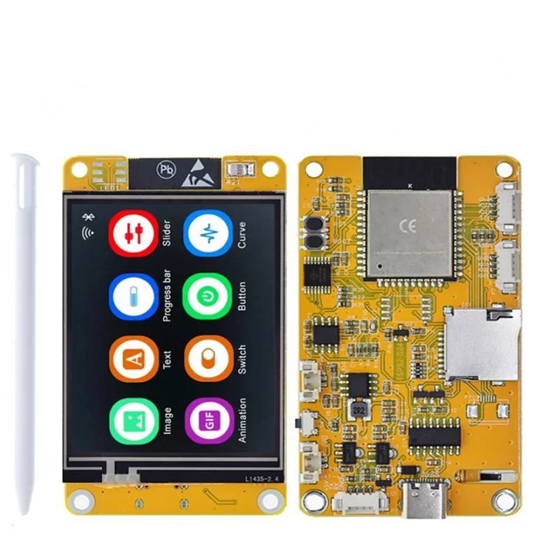 ESP32 LVGL WIFI&Bluetooth Development Board 2.4 inch LCD TFT Module 240*320 Smart Display Screen With Touch WROOM image 3