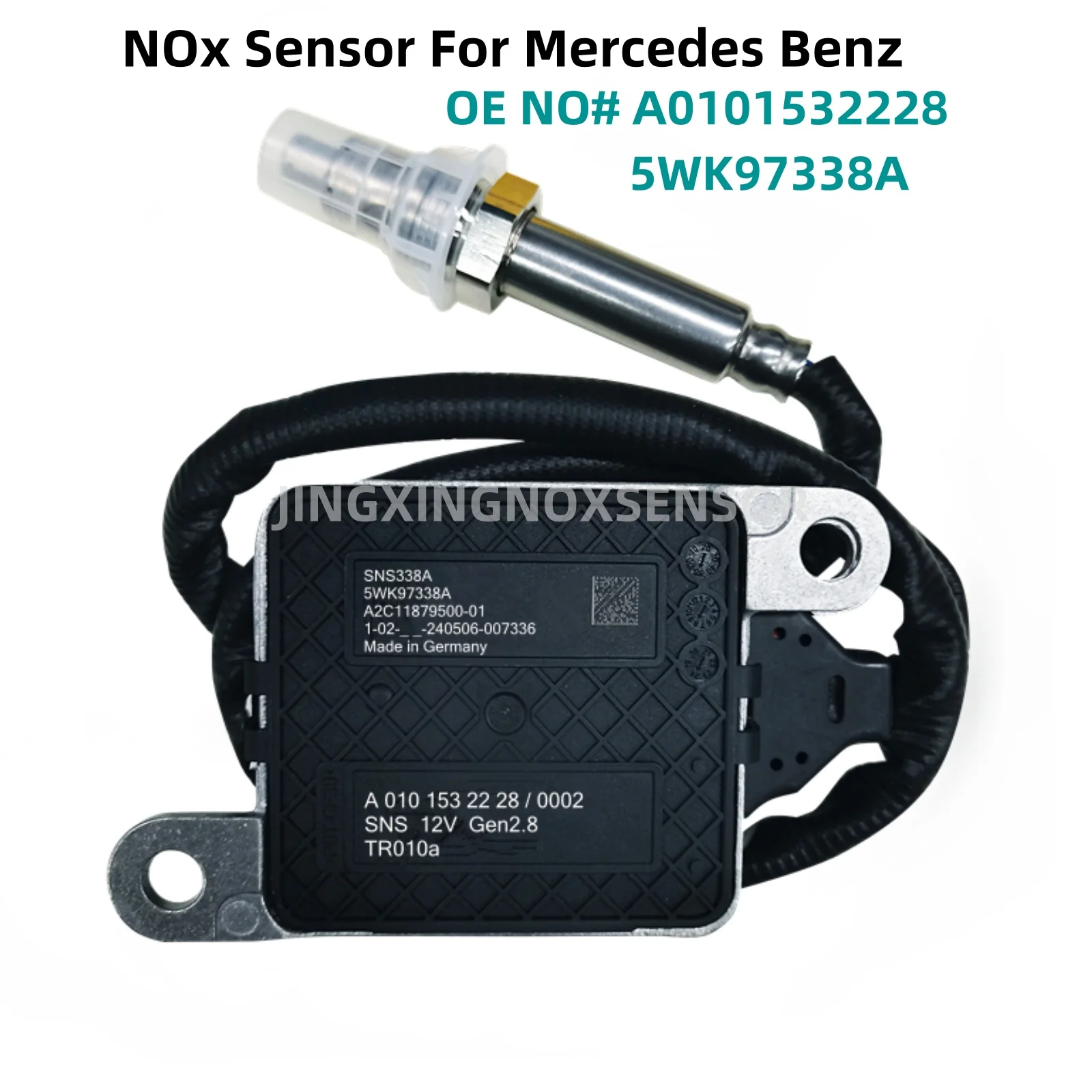 

A0101532228 5WK97338A 5WK9 7338A Original New Nitrogen Oxygen NOX Sensor For Mercedes-Benz DD15 Freightliner M2 112