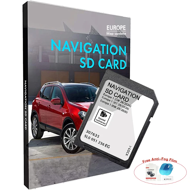 

Sat Nav for Skoda Octavia Superb Fabia Rapid A1 Amundsen MIB2 GEN2 Navigation SD Card 32GB Europe Map 2026 Version SD Card