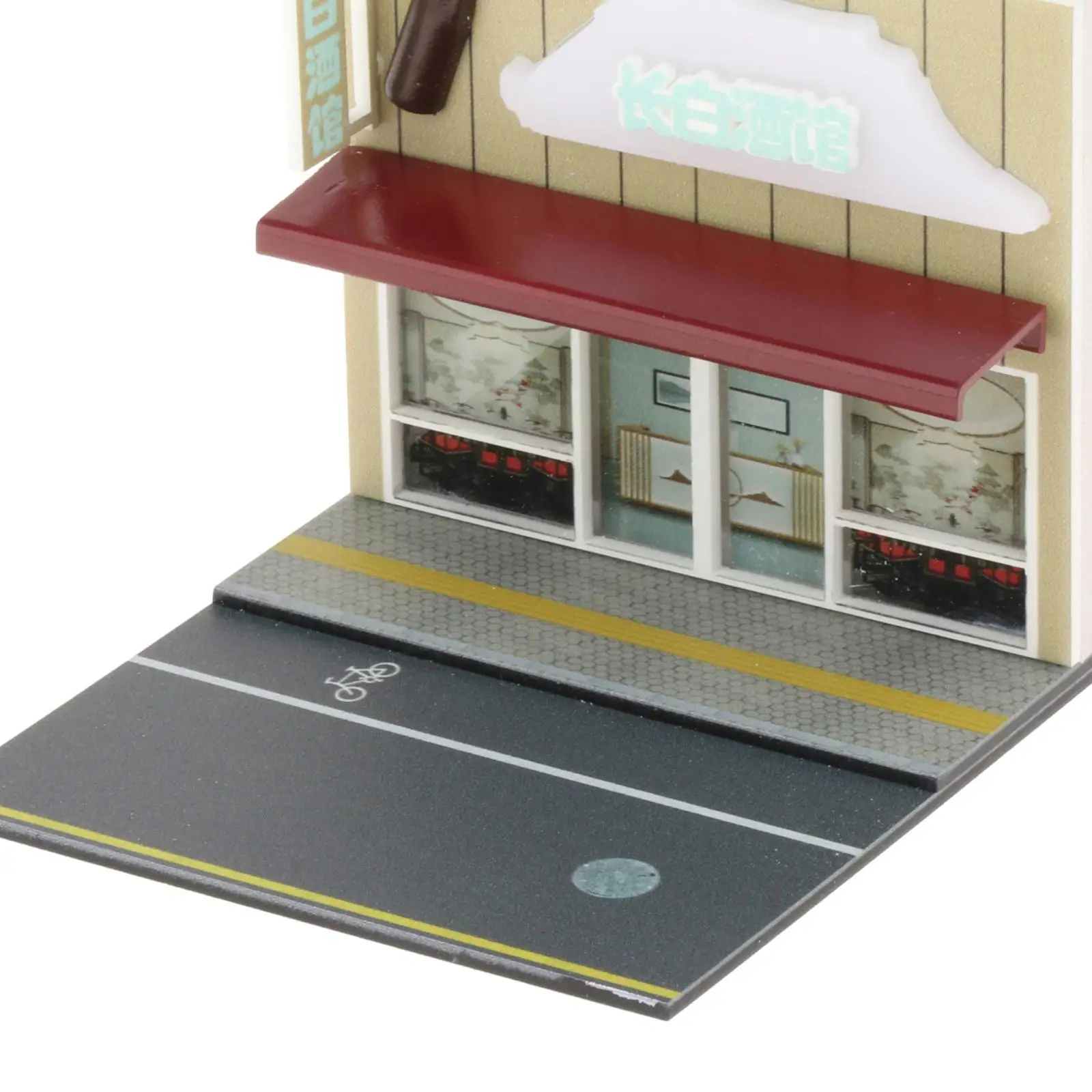 1:64 Diorama-Modell, realistische DIY-Bausätze für Street Building Micro