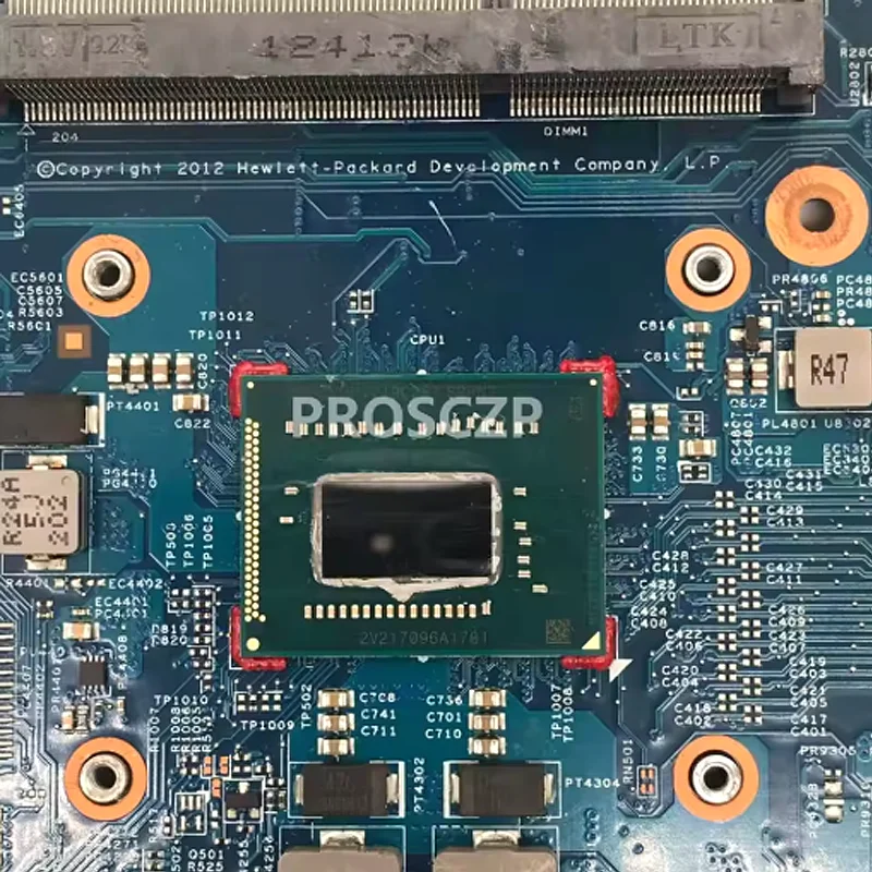 

712921-001 712921-601 712921-501 Материнская плата для ноутбука HP 4540S 4440S Материнская плата с процессором SR0N2 I3-3110M 100% полное тестирование хорошо
