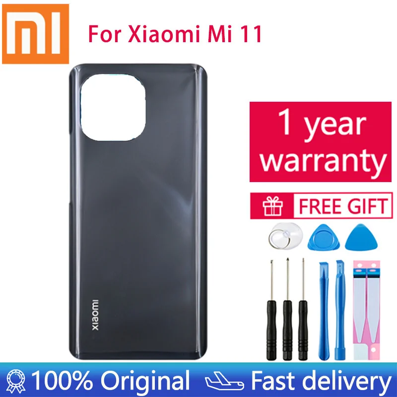 Xiaomi Mi11 Mi 11 Battery Cover Back Glass MI11 Rear Housing Door Replacement Case for Xiaomi mi 11 mi11 5G Back Battery Cover