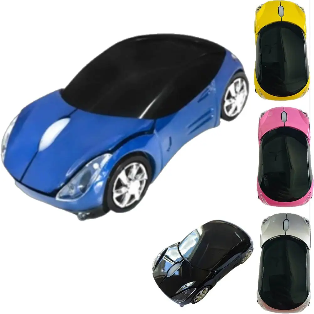 Wireless Mouse 2.4GHz 1600 DPI Wireless Sport Car Shaped Mice With USB Receiver For PC Laptop Home Computer