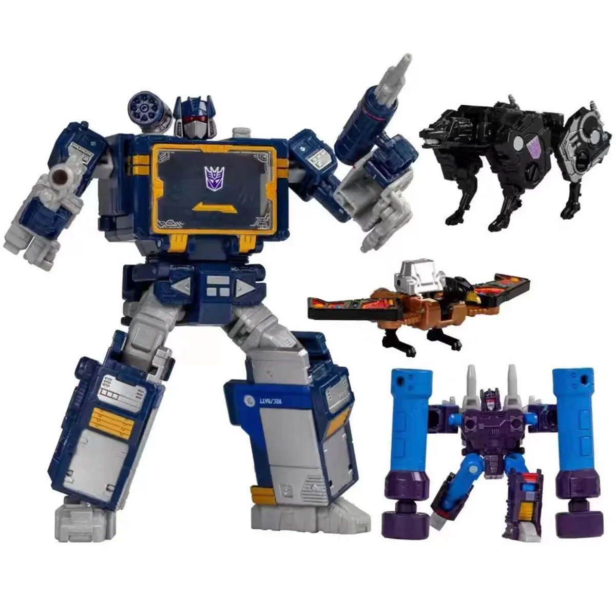 Em estoque transformadores soundwave rumble buzzsaw ravage voyager figura de ação modelo brinquedo coleção hobby presente