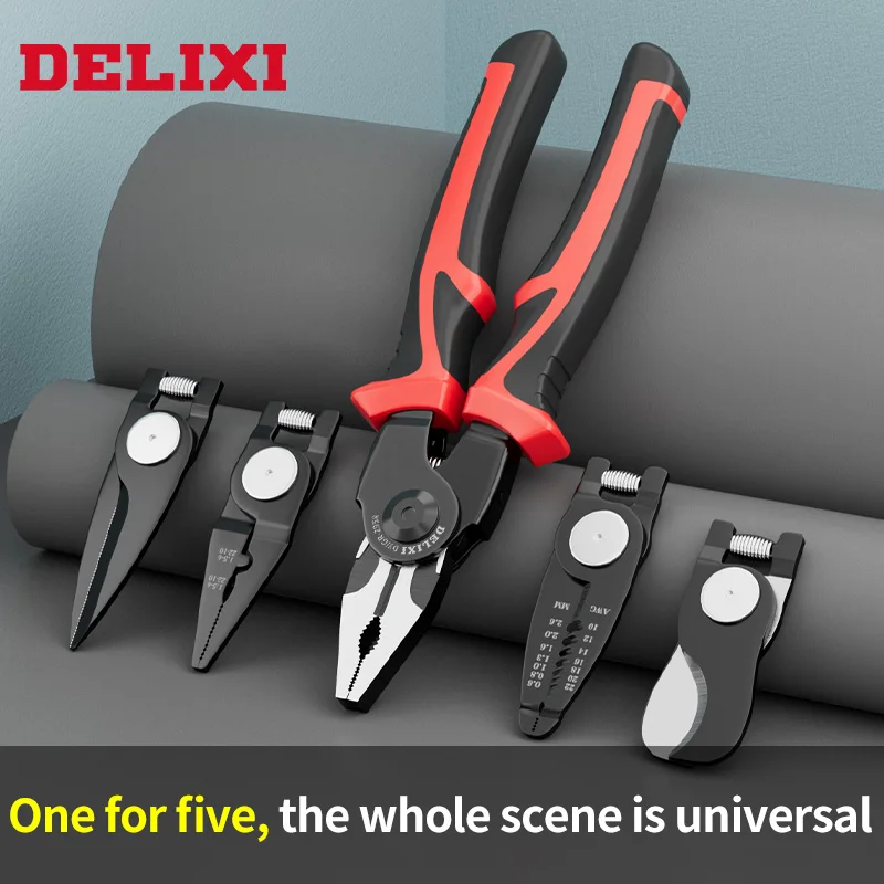 Multifunctional Replaceable Electrician Pliers Wire Stripping Pliers Wire Cutting Needle Nosed Pliers Special Tools Electricians