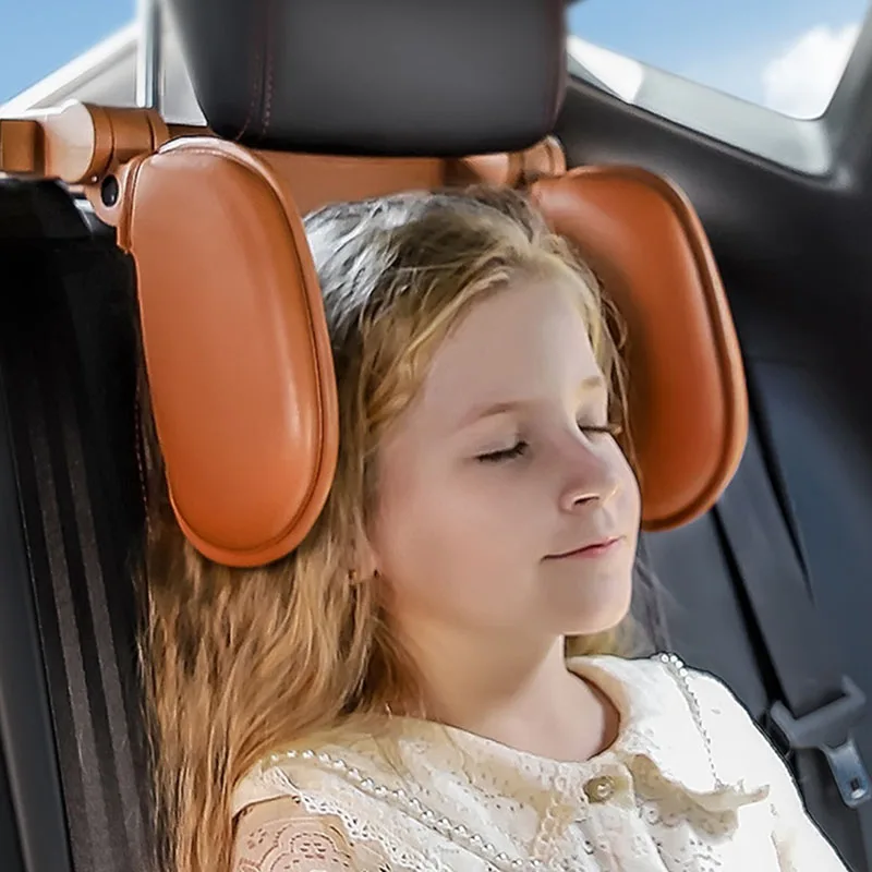 

Creative Car Side Pillows Travel Rest Auto Seat Headrest Pillow Car Supplies Neck Support Sleeping Pillows for Kids Adults