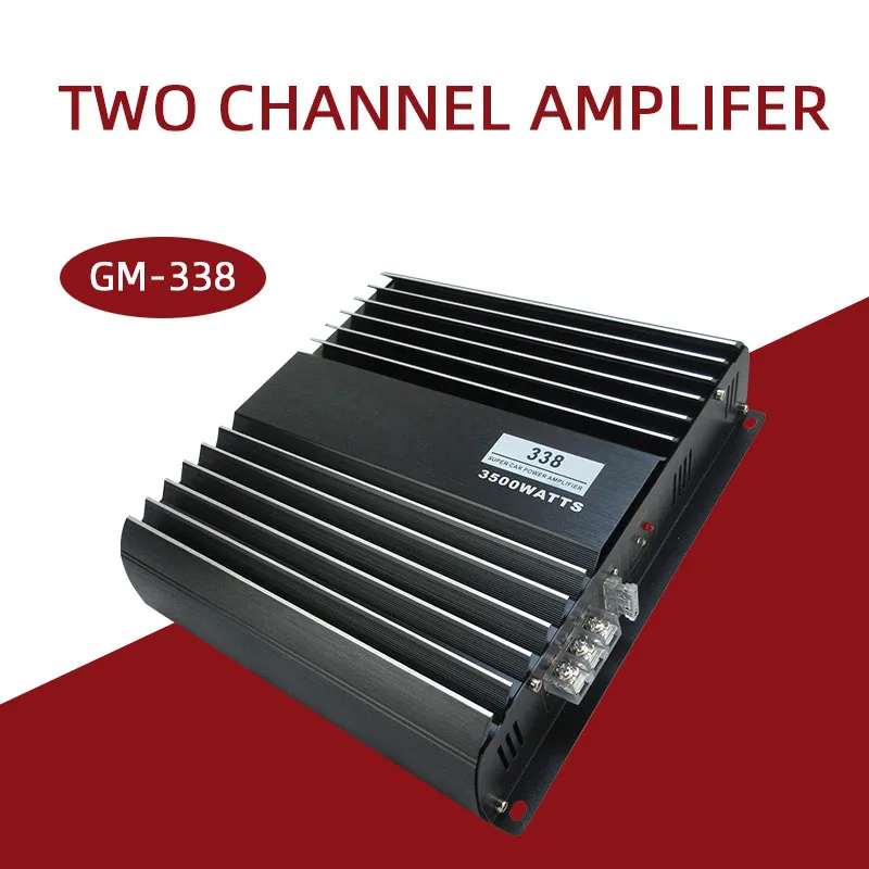 

2 Channel Amplifier Real Power 338 Hight Power Amplifier Car Audio Amplifier TS