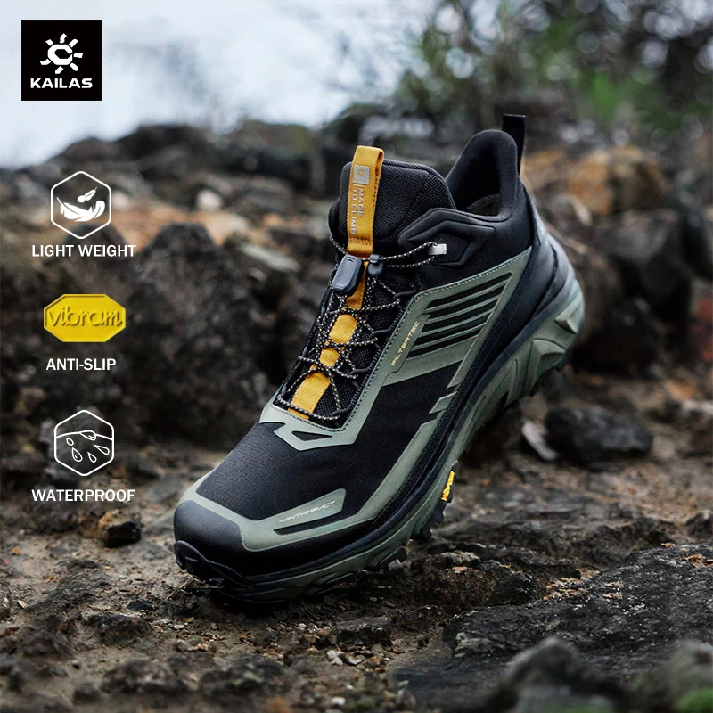 KAITolStrGagFLT-Chaussures de randonnée anti-ald pour homme, baskets de marche respirantes et imperméables, anti-odeur, d'extérieur, de trekking, KS2312111