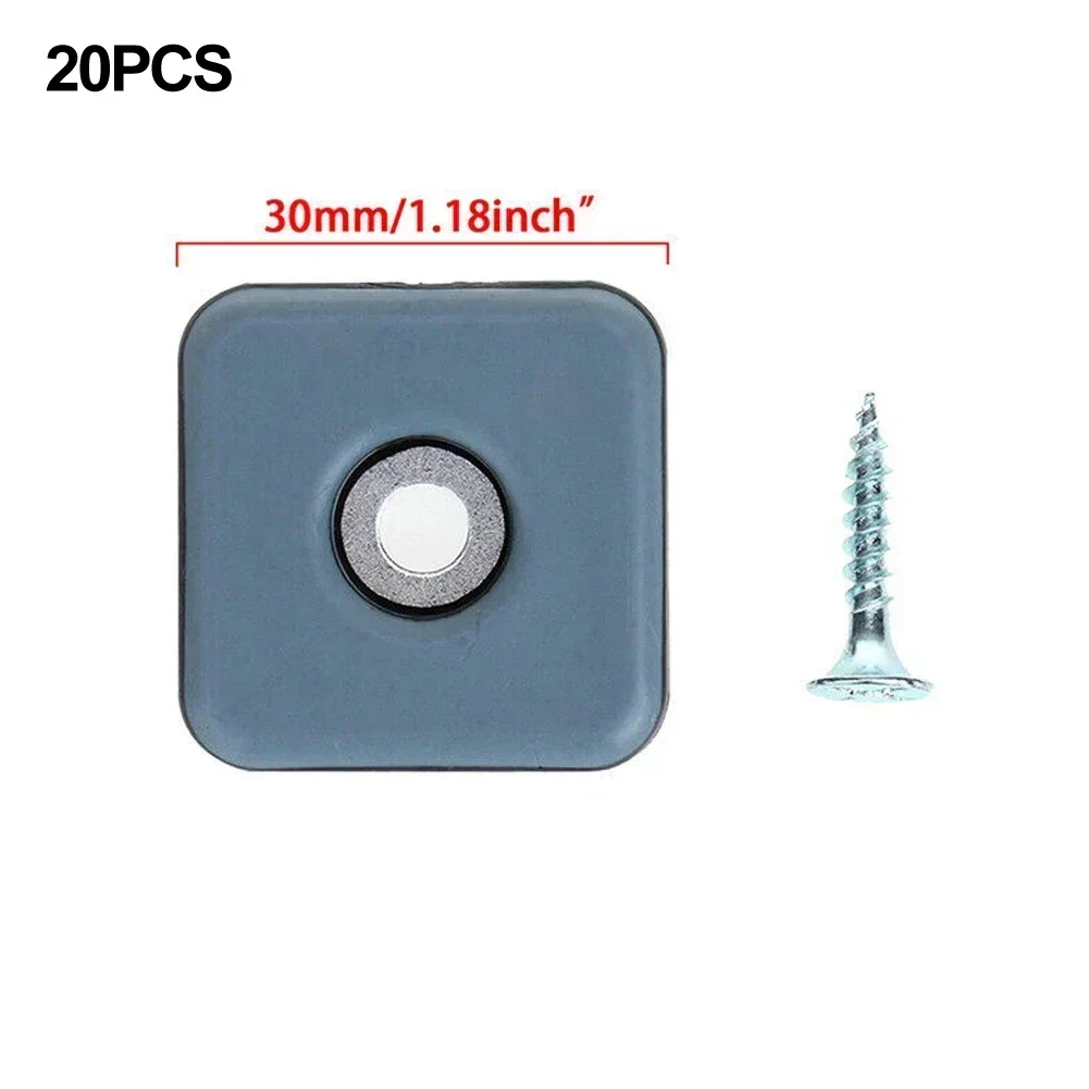가구 다리 슬라이더 패드, 의자 패드, 가구 이동 슬라이더, 나사 포함, 테이블 펠트 패드, 시트 바닥 보호대, 20 개
