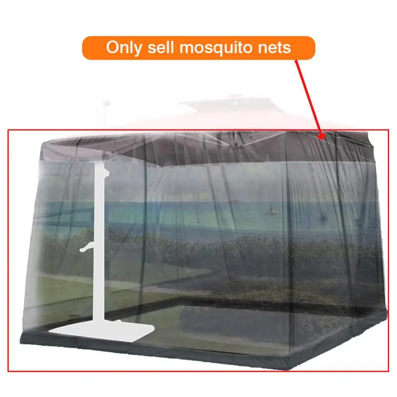 Imagem -03 - Resistente ao ar Livre Mosquiteiro Pátio Umbrella Screen Gazebo Estilo Rede para Quintal Camping uv