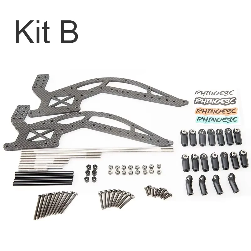 Rhino Chassis D3.5xM4 304 Stainless Steel Link for RC Car Toys - High-Quality Replacement Part