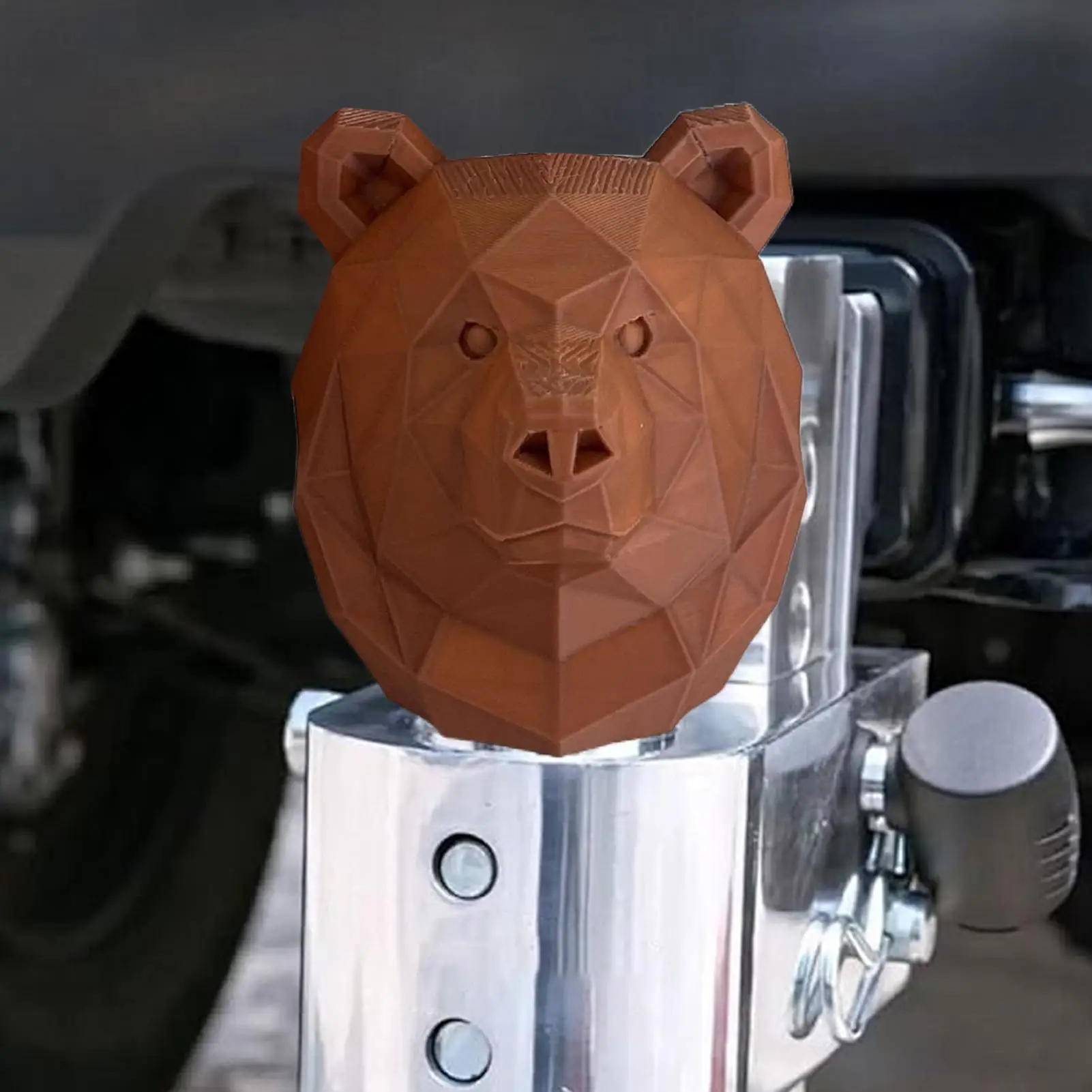 

Крышка сцепного устройства прицепа с головкой медведя, 50 мм, заглушка трубки буксировочного приемника, автомобильные аксессуары, мультяшный внешний вид для буксировки грузовиков Rv