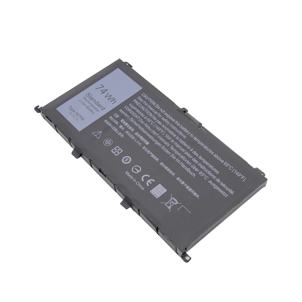 Imagem -05 - Bateria do Portátil 357f9 74wh 11.1v para Dell Inspiron 15 7559 7000 7557 7567 7566 5576 5577 P57f P65f 71jf4 Ins15pd1548b 1748b