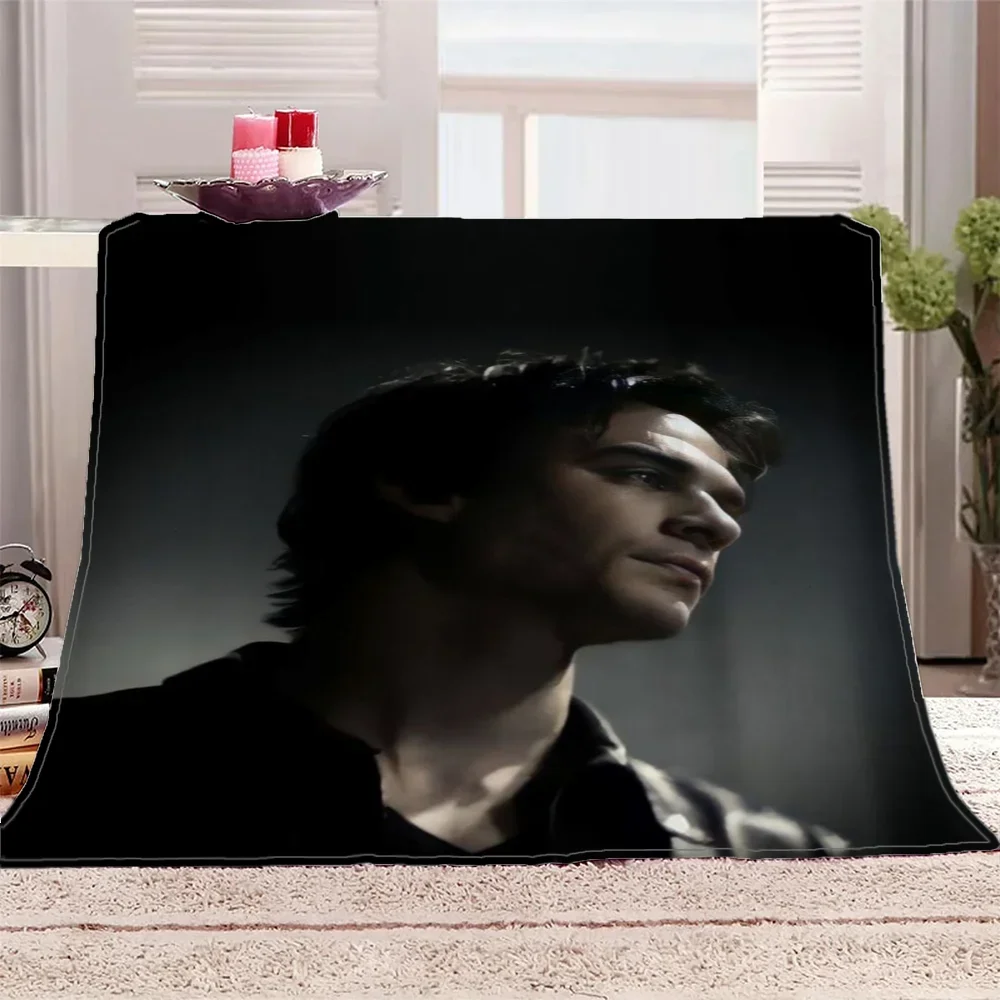 

Blankets & Throw Blanket for Sofa Luxury Bedding Damon Salvatore Bed Blankets and Throws Fluffy Plaid Interior for Home Cobija
