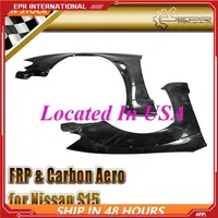 For Nissan S15 Silvia Glass Fiber FRP ROB Style Front Fender Body Kit Trim Racing Part For Silvia S15