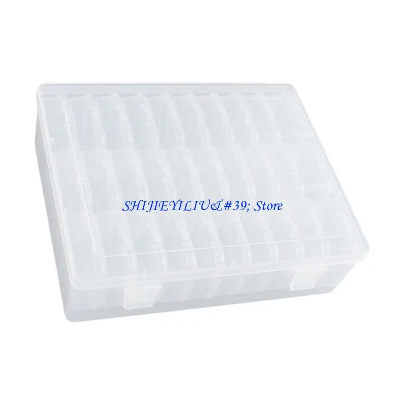 E21F Lightweight Plastic Storage Case Bead Organizers Plastic Miniature Box Perfect for Holding Earplugs and Small