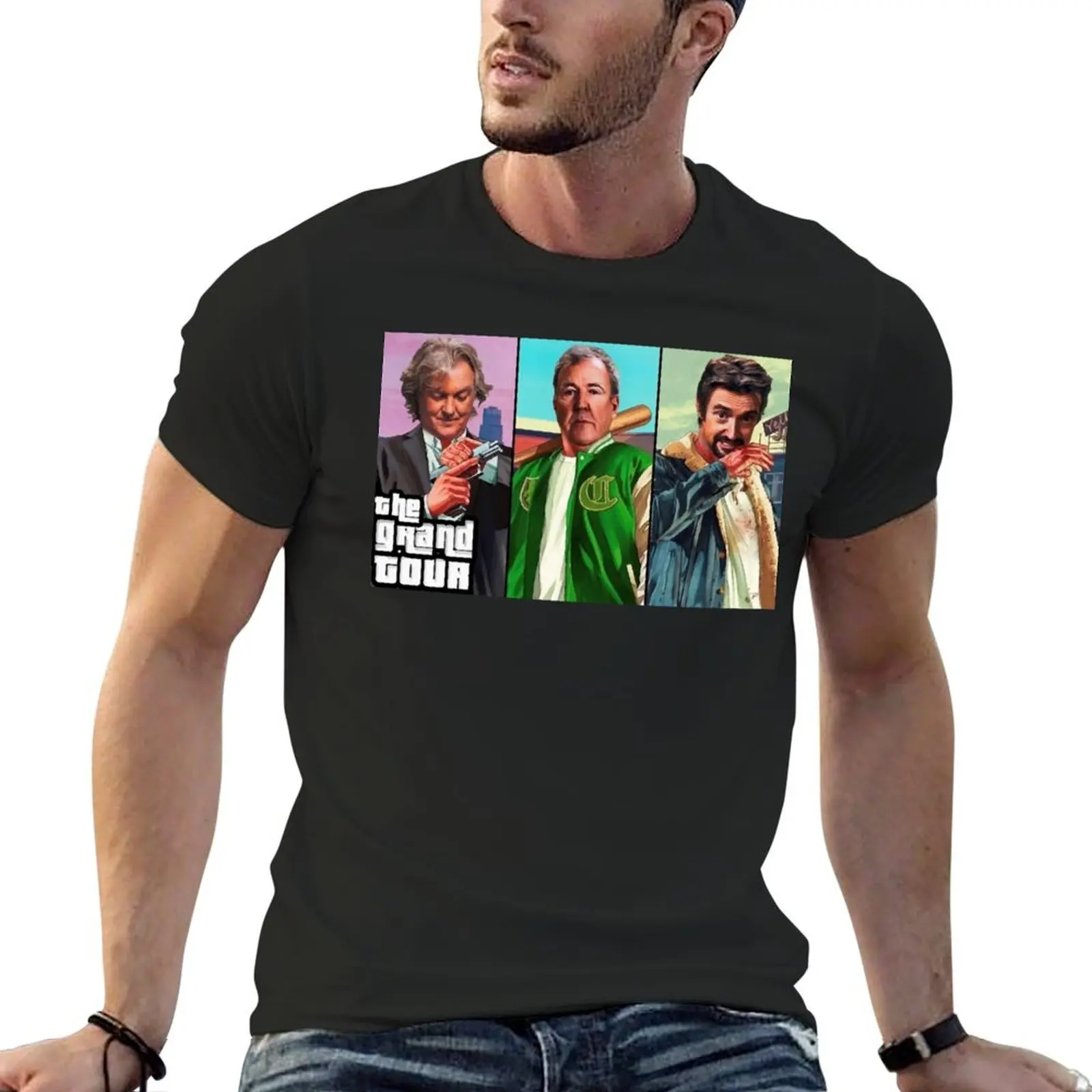 

The grand tour gta merchandise T-Shirt graphics shirts graphic tees anime tshirt Short sleeve tee men