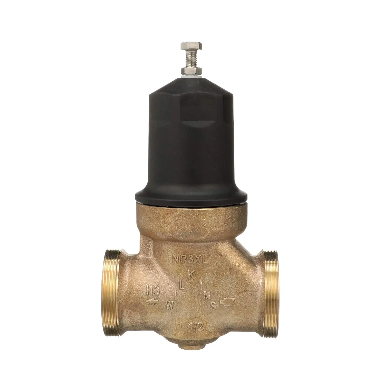 Pressure Reducing Valve Single Union Female X Female NPT Connection Cartridge-loaded Design Simplifies Repairs