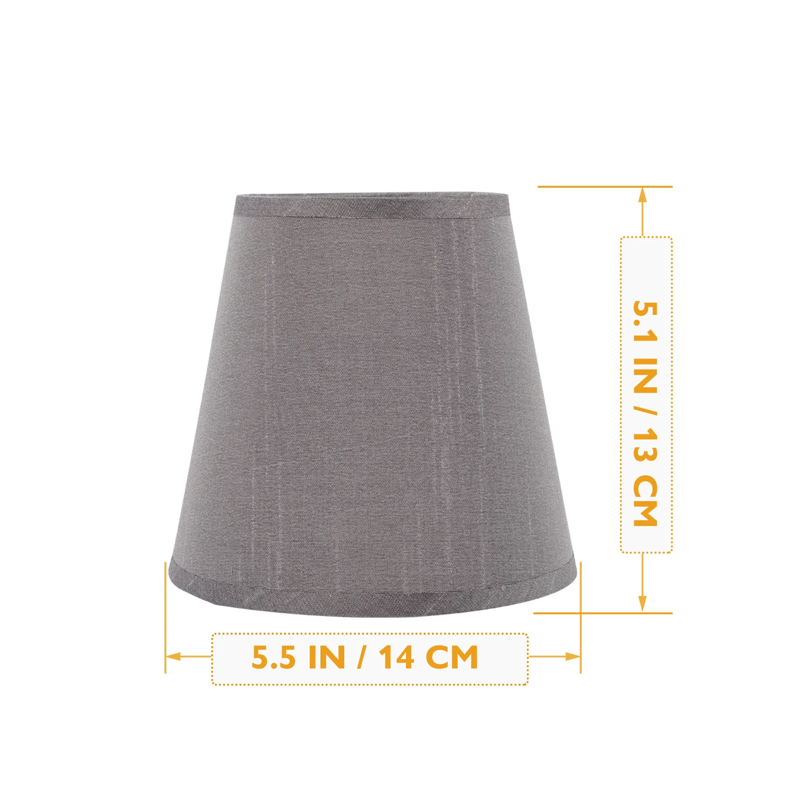 

3pcs Cloth Lamp Shades Table Floor Lampshade Cover Dark Grey Linen Shade Bedroom Living Room Lighting Accessories