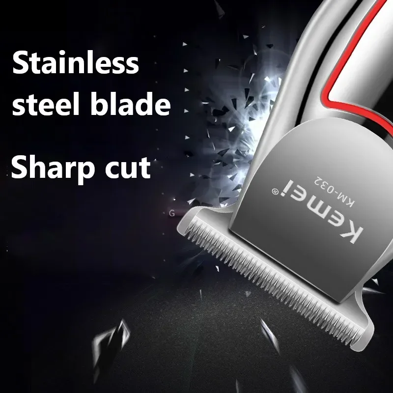 Kemei Professional Hair Trimmer Electric Beard Trimmer for Men Hair Clipper Hair Cutter Machine Haircut Grooming Kit KM-032 image 5