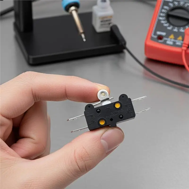 [NEWA76K!】 For Crouzet Small Home Appliances Compatible Micro Limit Switch 83106 With Roller Lever 5A 250V Sensitive Response Te