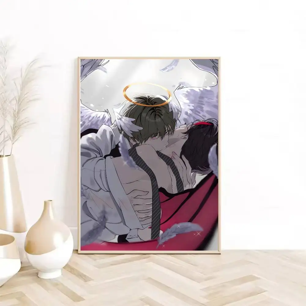 أنيمي الصيف هيكارو يموت المشارك HD لزجة جدار مقاوم للماء غرفة المعيشة المنزلي غرفة نوم النوم بار الديكور الجمالي #5