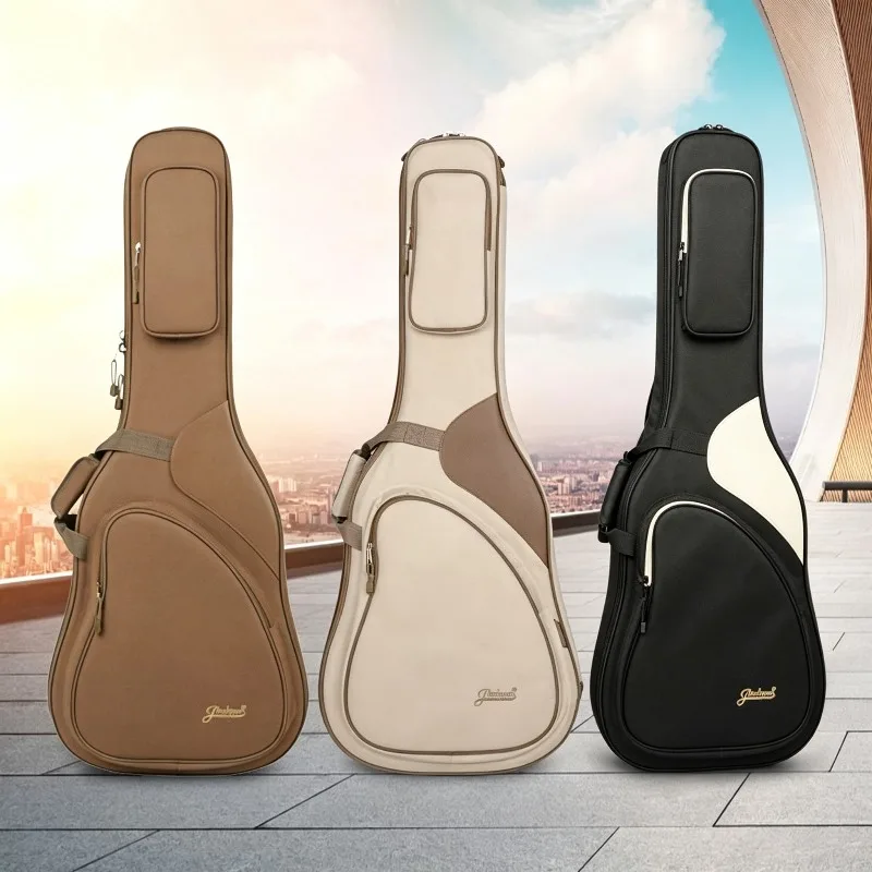 38-41 Inch Wood Guitar Bag Thicken Guitar Storage Bag Portable Shockproof Guitars Protection Bags Guitars Instrument Backpack