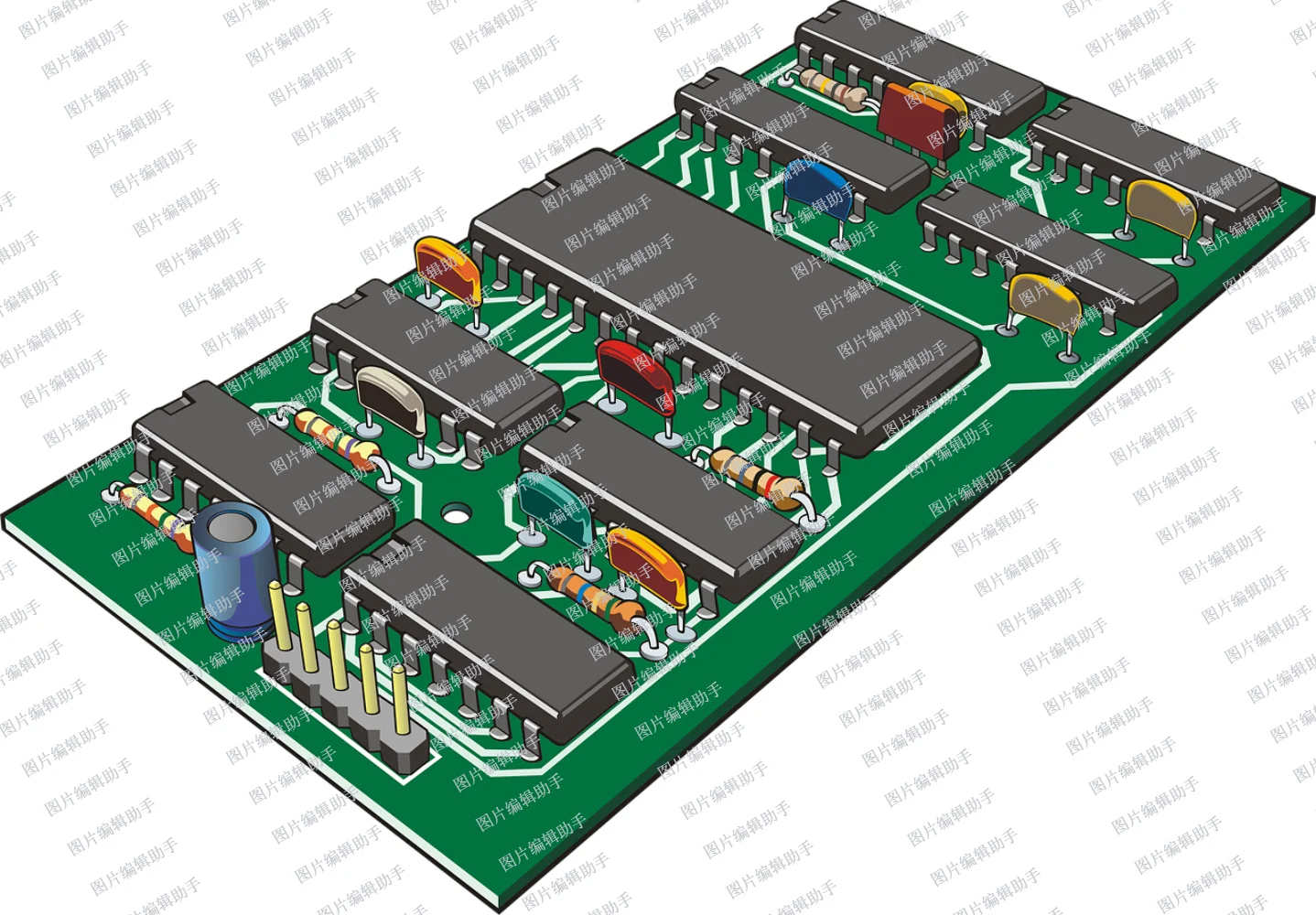 

PCB assemblies design layout copy bare board produce smt smd.purchase component one-stop service.0201 0402 Capacitive resistance