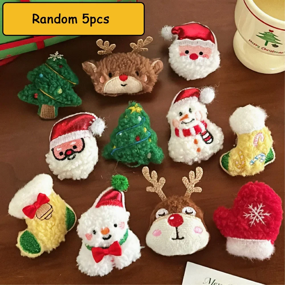 5/10 Stück Weihnachtsüberraschung Blind Bag Anhänger Dekorativer Pin Anhänger Kinder Weihnachtsgeschenk – Detail 5