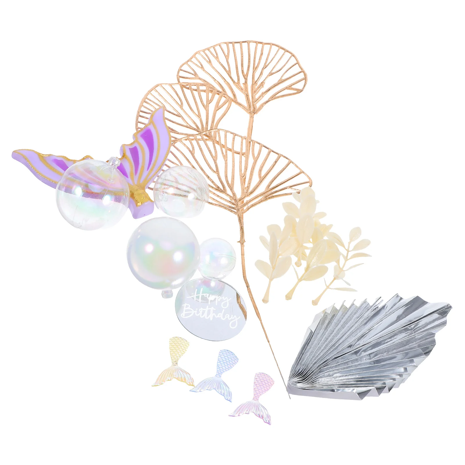 

Mermaid Cake Ocean Theme Mermaid Birthday Decorations Birthday Party Decorations Sea Inspired Creative Plastic Cake