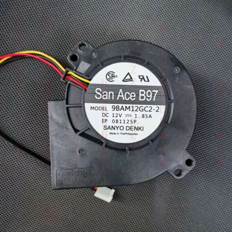 XXZ   for 1pcs 3Pin turbofan Cooling Fan SAN ACE 9BAM12GC2-2 DC 12V 1.85A