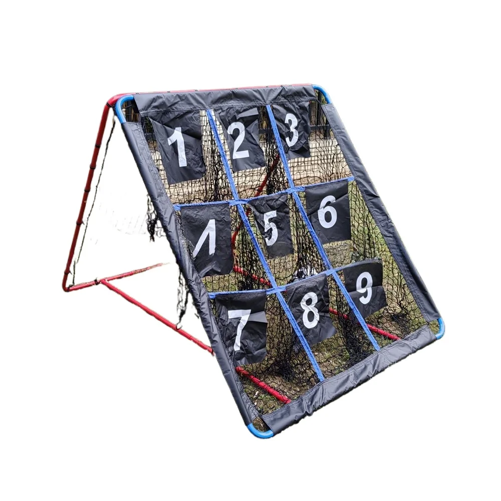 

Двусторонняя сетка для отскока 150X130 см, бейсбол, софтбол, волейбол, футбол, многофункциональная сетка для отскока, регулируемый угол