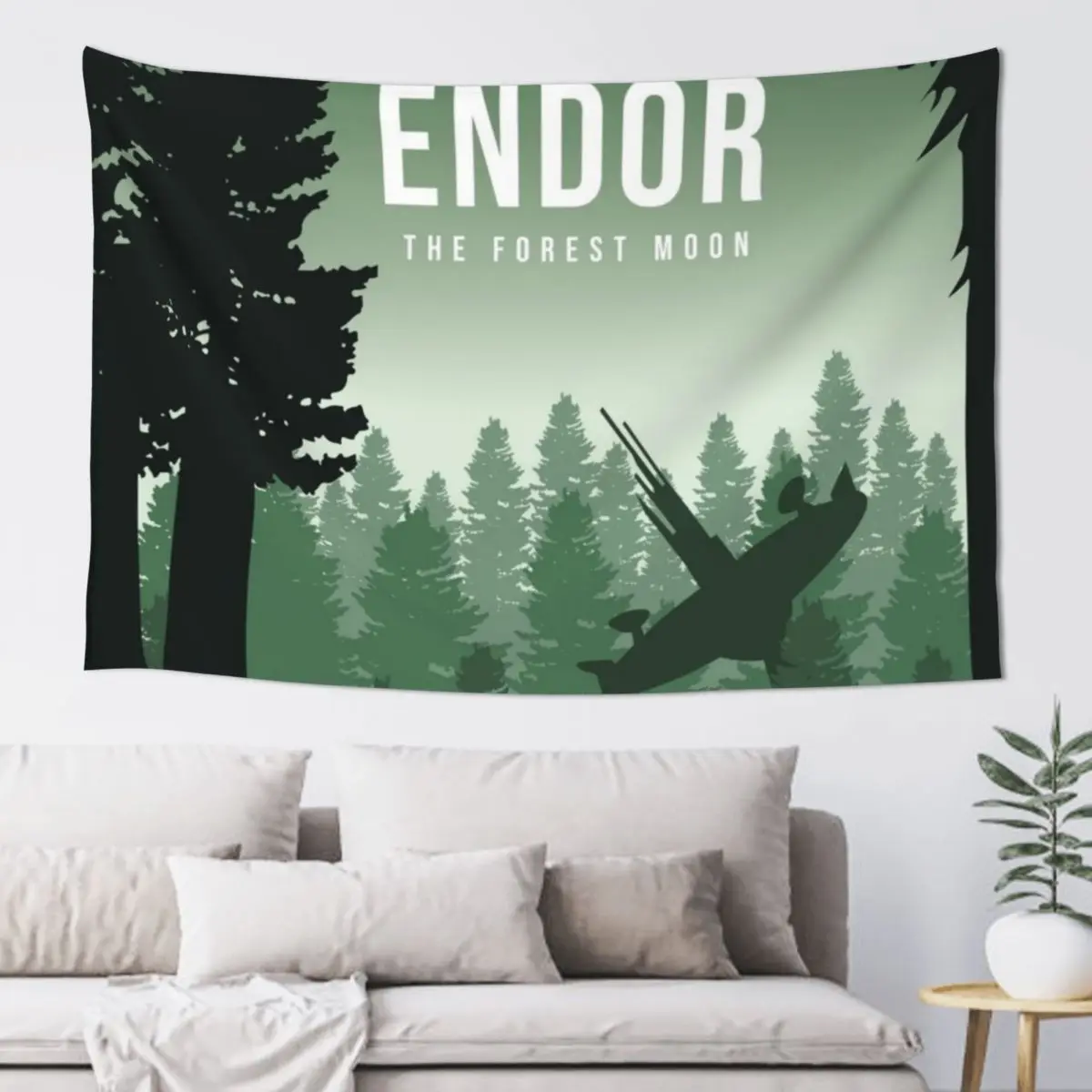 Visit Endor The Forest Moon Tapestry Room Decore Aesthetic House Decoration Christmas Decoration Room Decorator Tapestry