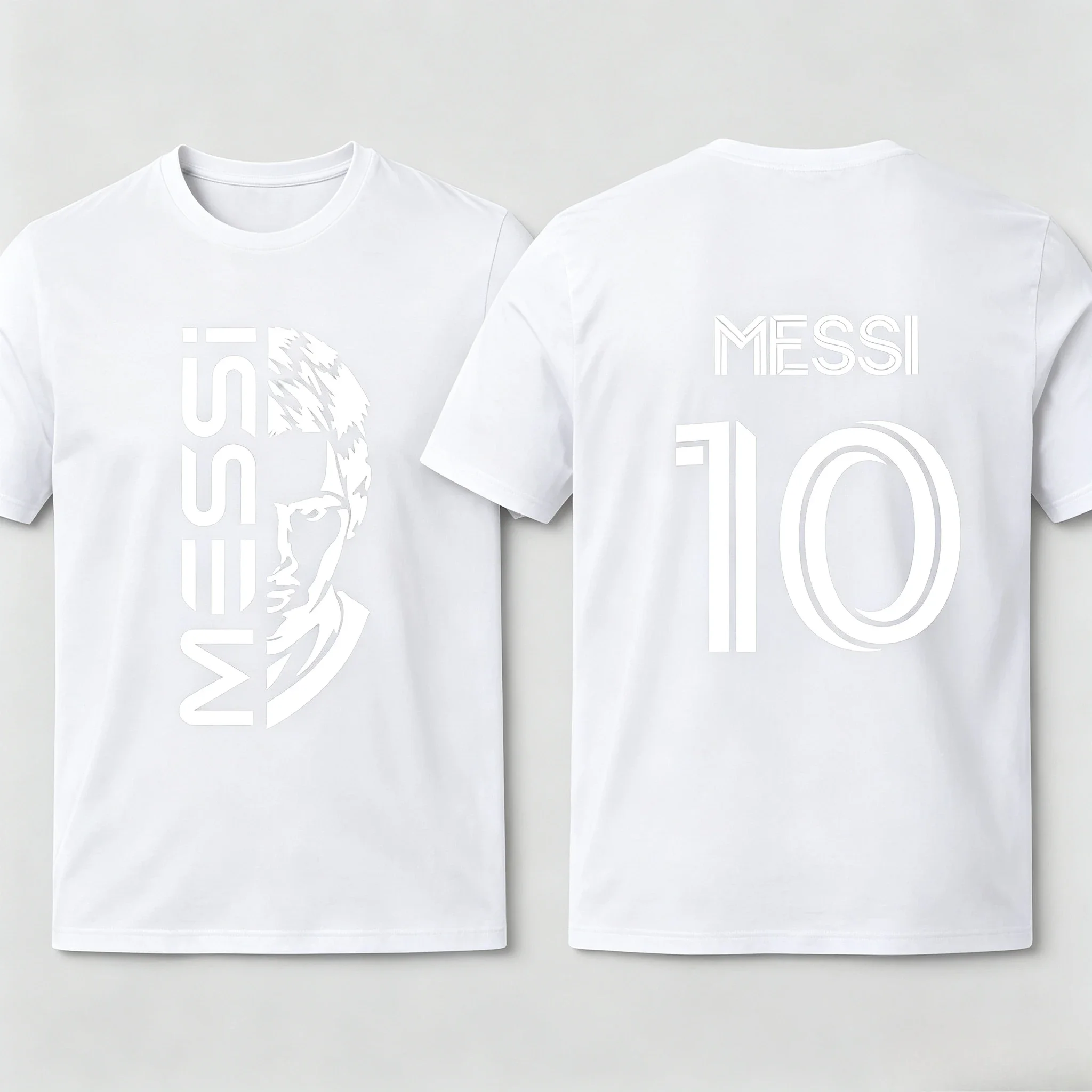 Lionel Messi No.10 Graphic T-shirt, Soft Unisex Fan Apparel, Stylish Soccer Tee, Perfect Gift for Argentina Football Lovers