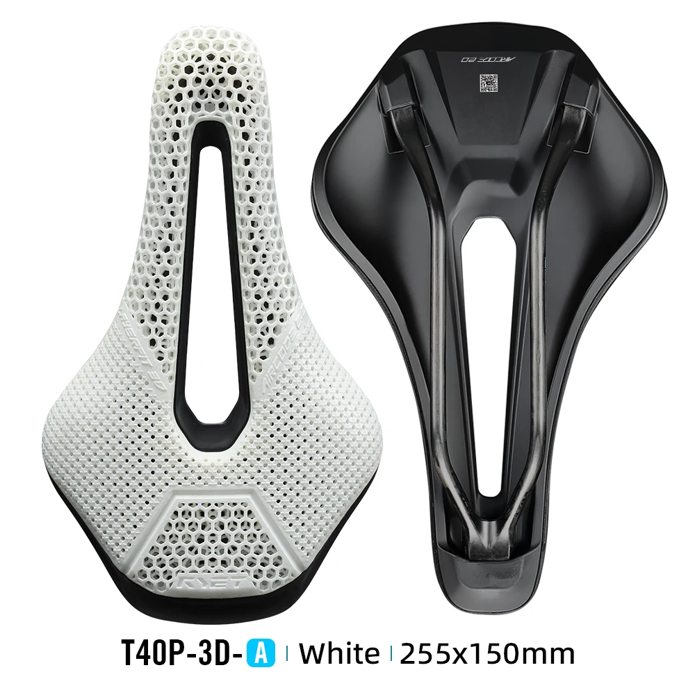 RYET Aircode 2.0 3D-gedruckter/VCM-Sattel 160-169g 255x150mm 7x9mm Schienen-Ausschnitt Carbon/Nylon-Basis Rennrad MTB Gravel Sitz