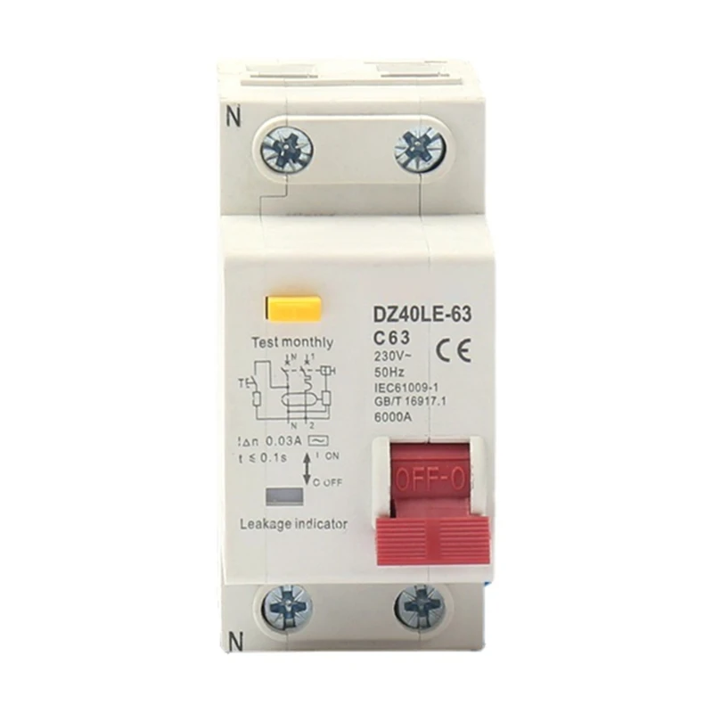 

Din Residual Current with Leakage Protections Easy Install