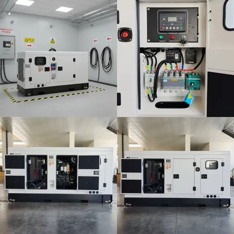 Super Silent Generators 40kva 80kva 100kva 150KVA with ATS 100% Copper Alternator 1 Phase/3 Phase for Industrial