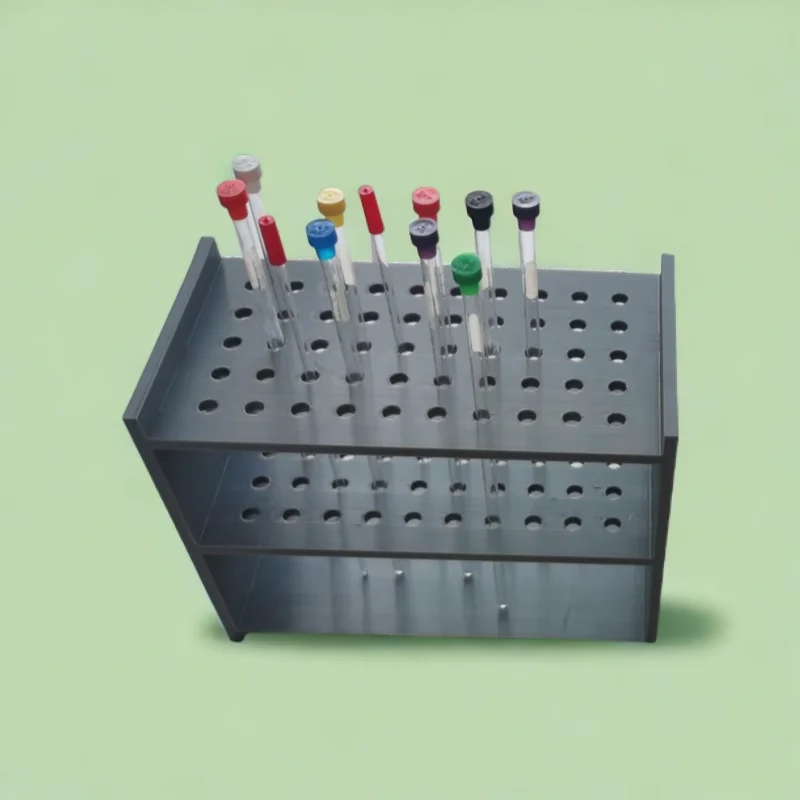 Magnetischer Resonanzrohrhalter – 30/50-Loch-PETG-Rack mit offenem Design, Kapillar- und NMR-Rohrplatzierung, einfach zu beobachten JVLAB