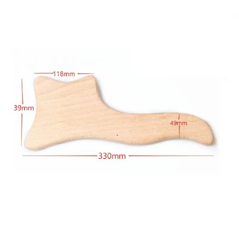[N84R] 4Pcs/Set Wood Therapy Massage Tools for Body Shaping,Fascia Lymphatic Drainage Massager Body Roller Therapy