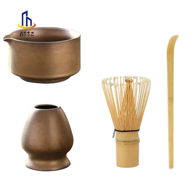 

Чайный сервиз A33Z-Matcha включает в себя чашу для матча с носиком. Набор инструментов для матча.