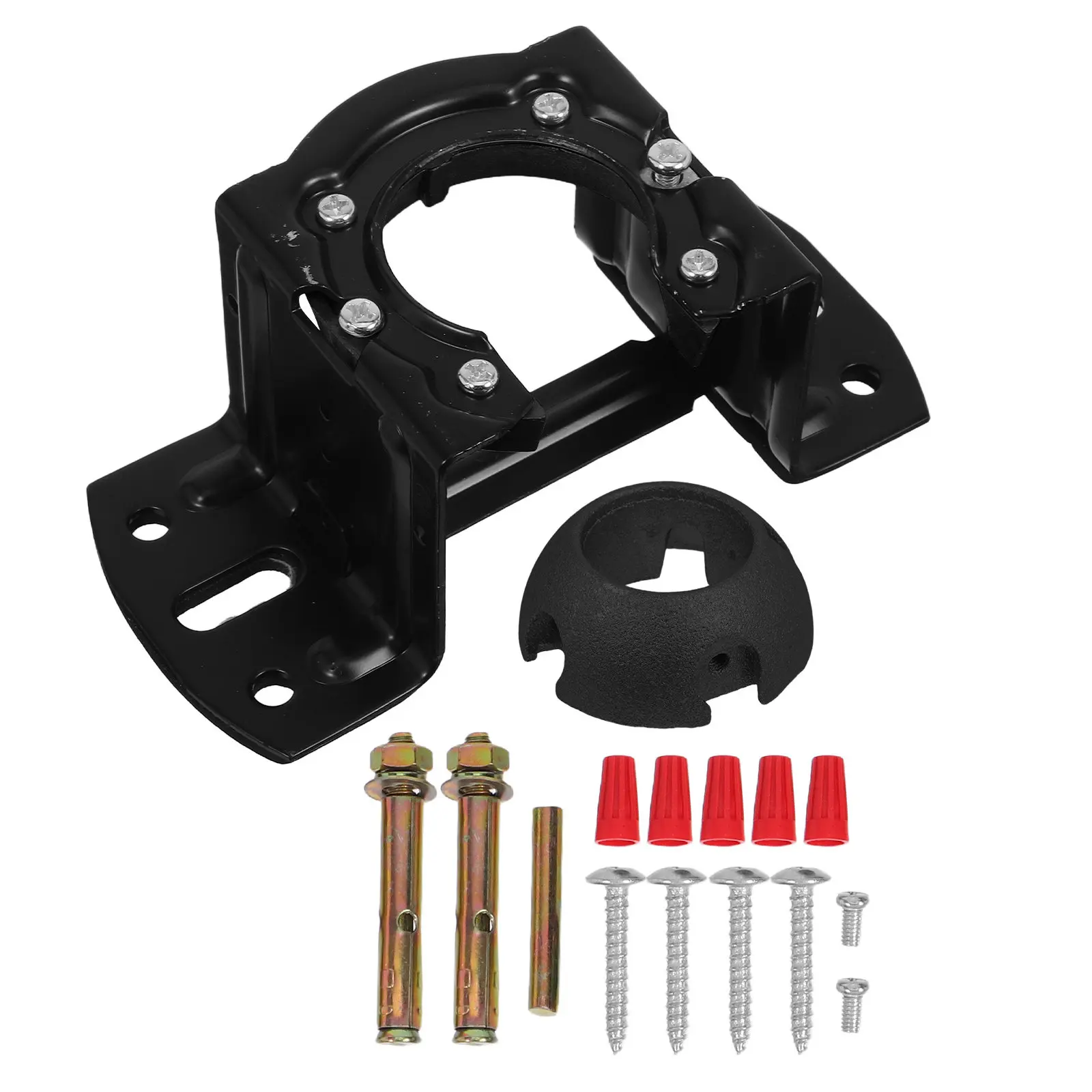 1Set Ceiling Fan Mounting Bracket Kit Heavy-Duty Support Sloped Ceiling Adapter Versatile Indoor Outdoor Fan Mount