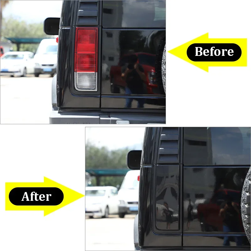 

2Pcs Lamp Hoods For Hummer H2 2003-2009 SUV Car Rear Tail Light Decor Cover Taillight Lamp Sticker Styling Accessories