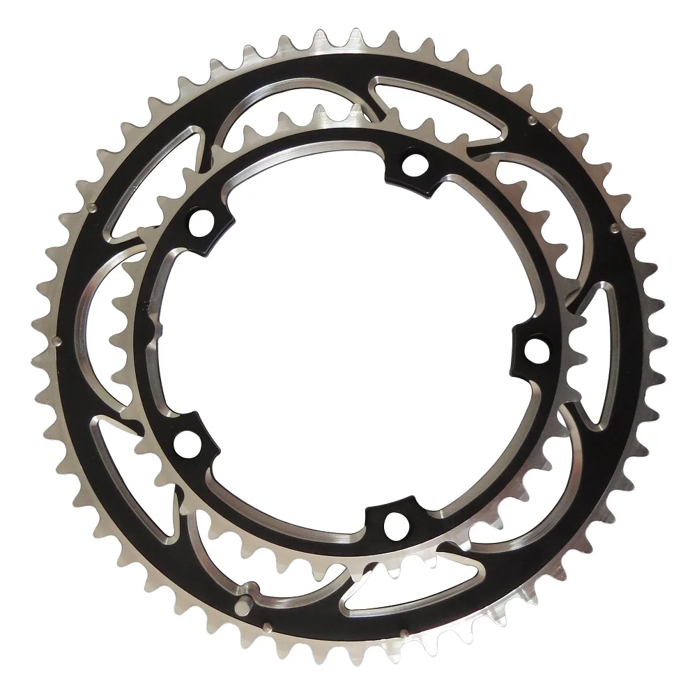 

TRUYOU Chainring 130 BCD 53T 52T 50T 48T 42T 39T 38T Ring Chainwheel Road Bicycle Folding Bike CNC for Double Chain Wheel