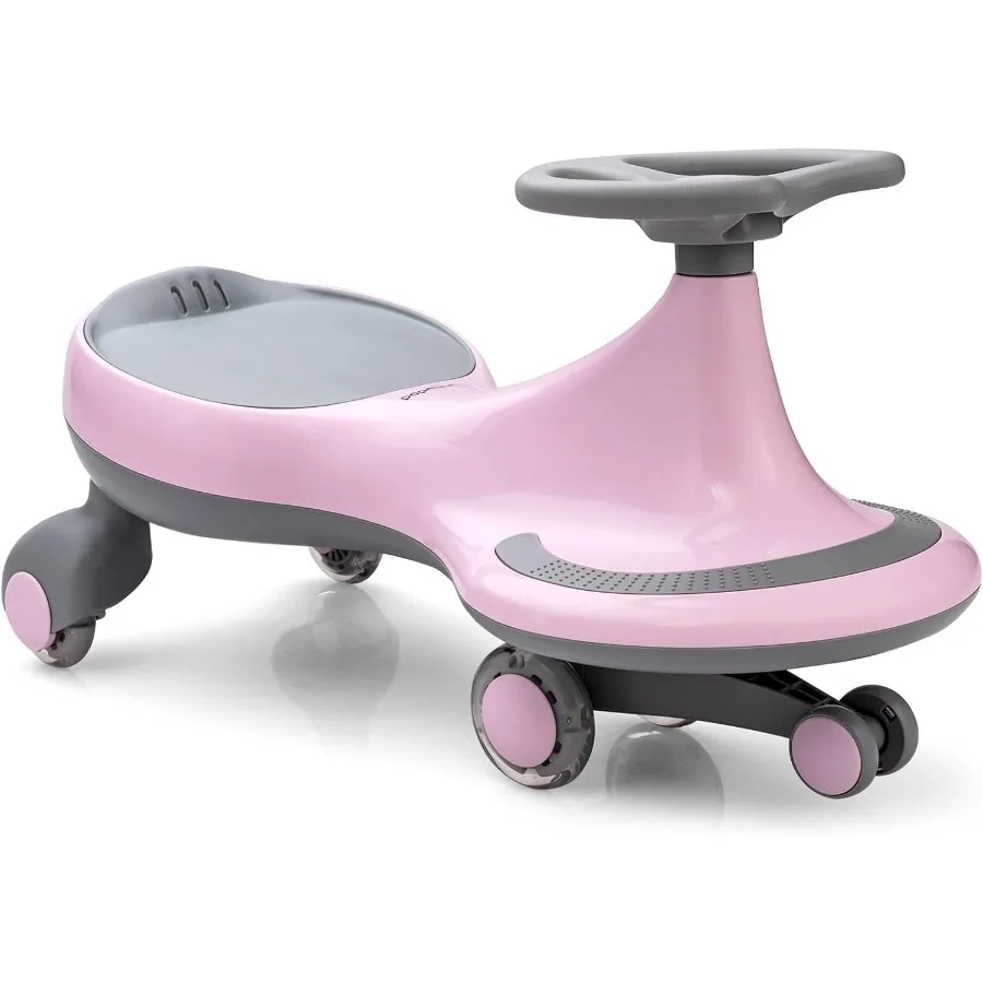 รถโยกเยกแบบหมุนได้ พร้อมล้อ PU สีสันสดใส ไม่มีแบตเตอรี่ ไม่มีเกียร์ ไม่มีแป้นเหยียบ ขี่ง่าย ใช้ได้ทั้งในบ้านและนอกบ้าน