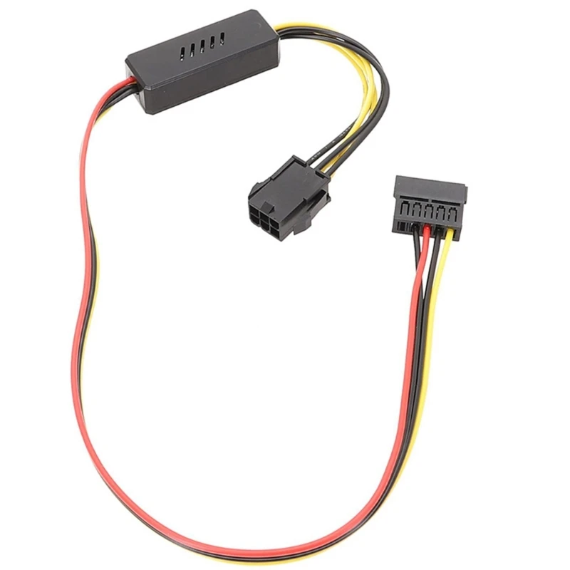 Durable 6PIN To Hard Disk Power Adapter Cable 12V To Cable With Voltage Reduction And Stabilization Board