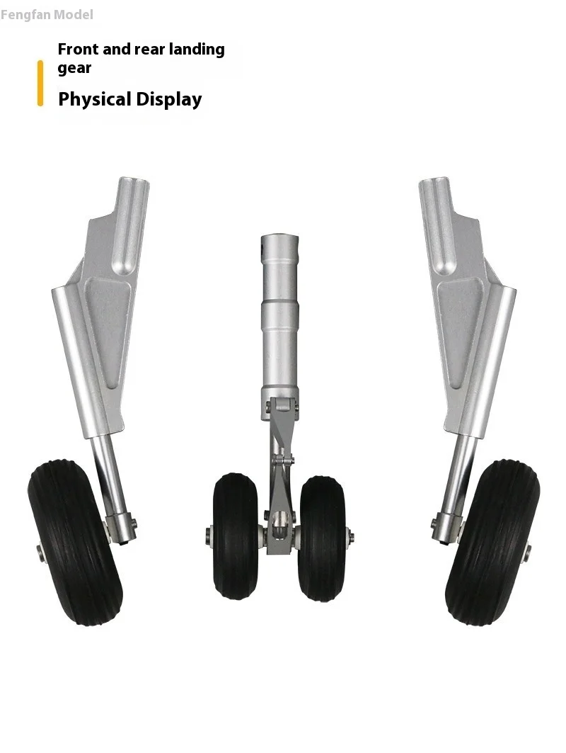 Flyfans Eagle Lion Jas-39 Landing Gear Metal Shock Absorber Landing Gear Electronic Retractable Landing Gear With Worm Gear